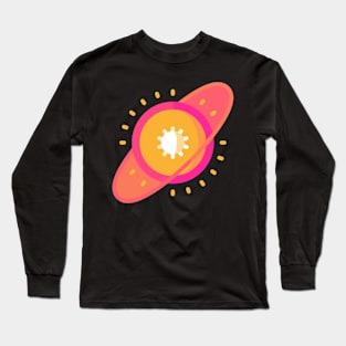 around the sun icon sticker Long Sleeve T-Shirt